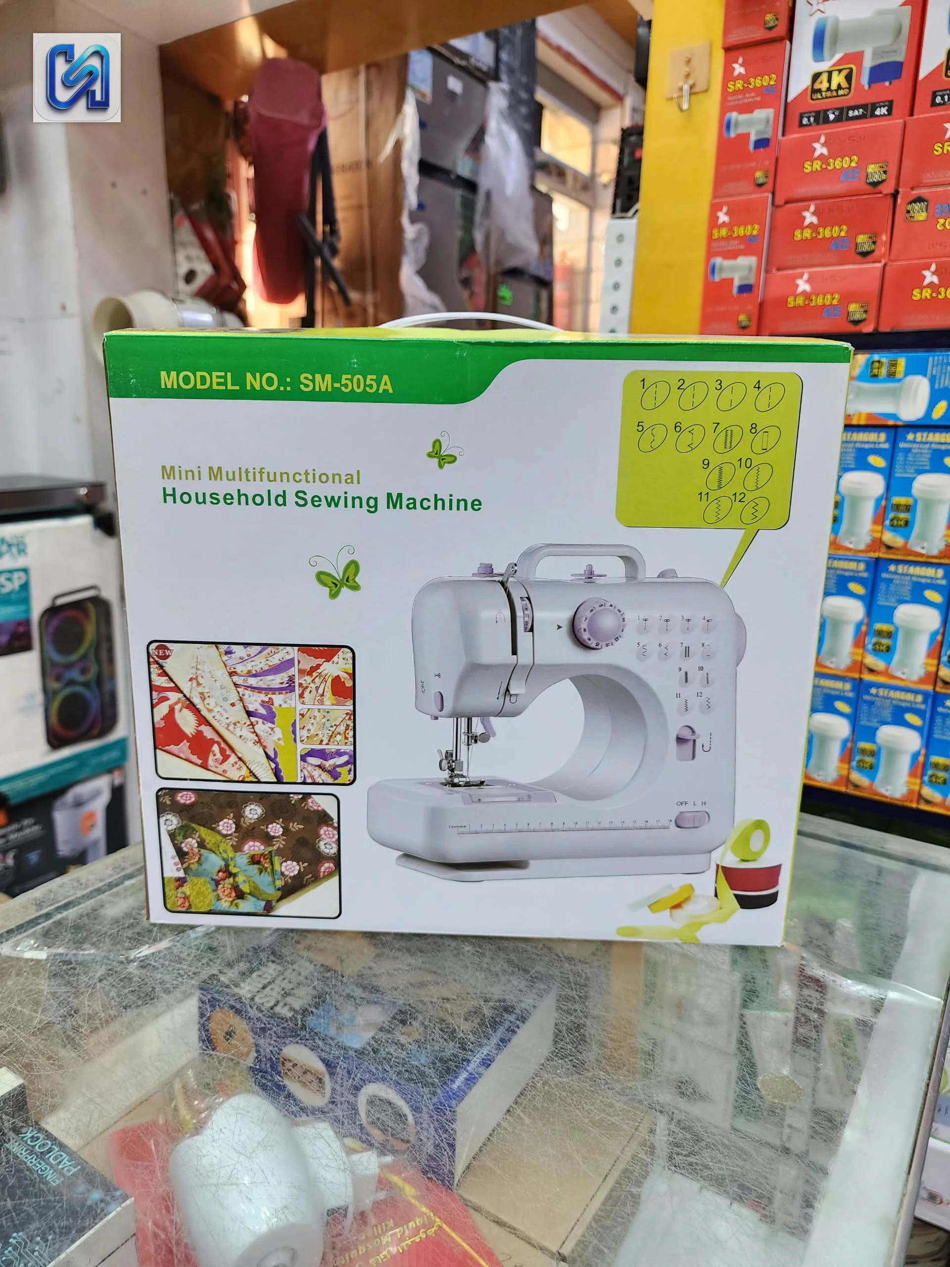 ماكينة خياطة منزلية مدمجة متعددة الوظائف SM-505A — 1