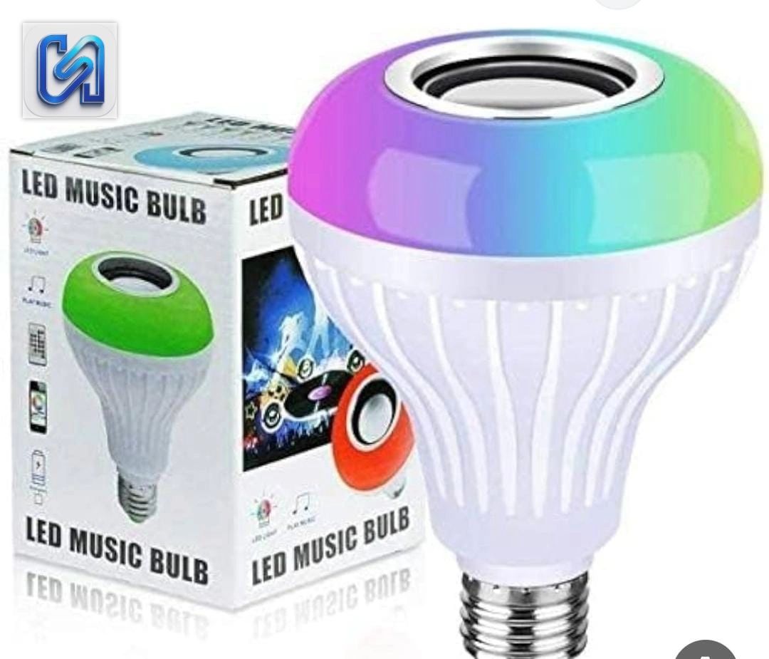مصباح LED ذكي مع مكبر صوت بلوتوث وإضاءة RGB — 1