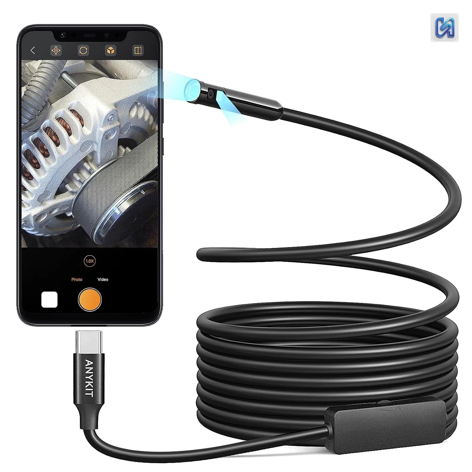 كاميرا فحص إندوسكوب بكيبل ومنفذ Type-C — 1